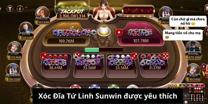 Xóc Đĩa Tứ Linh Sunwin là trò chơi mới lạ thú vị